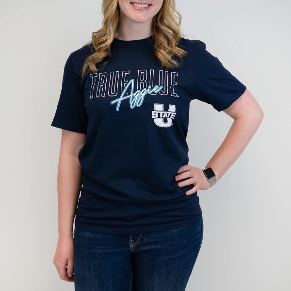 true blue aggie navy t-shirt 22-23